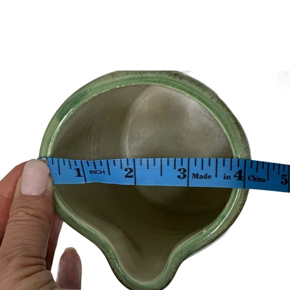 Gardeners Eden By Ceramiche Toscane Italian Pitcher Ceramic Leaf Rustic Country - Picture 6 of 8